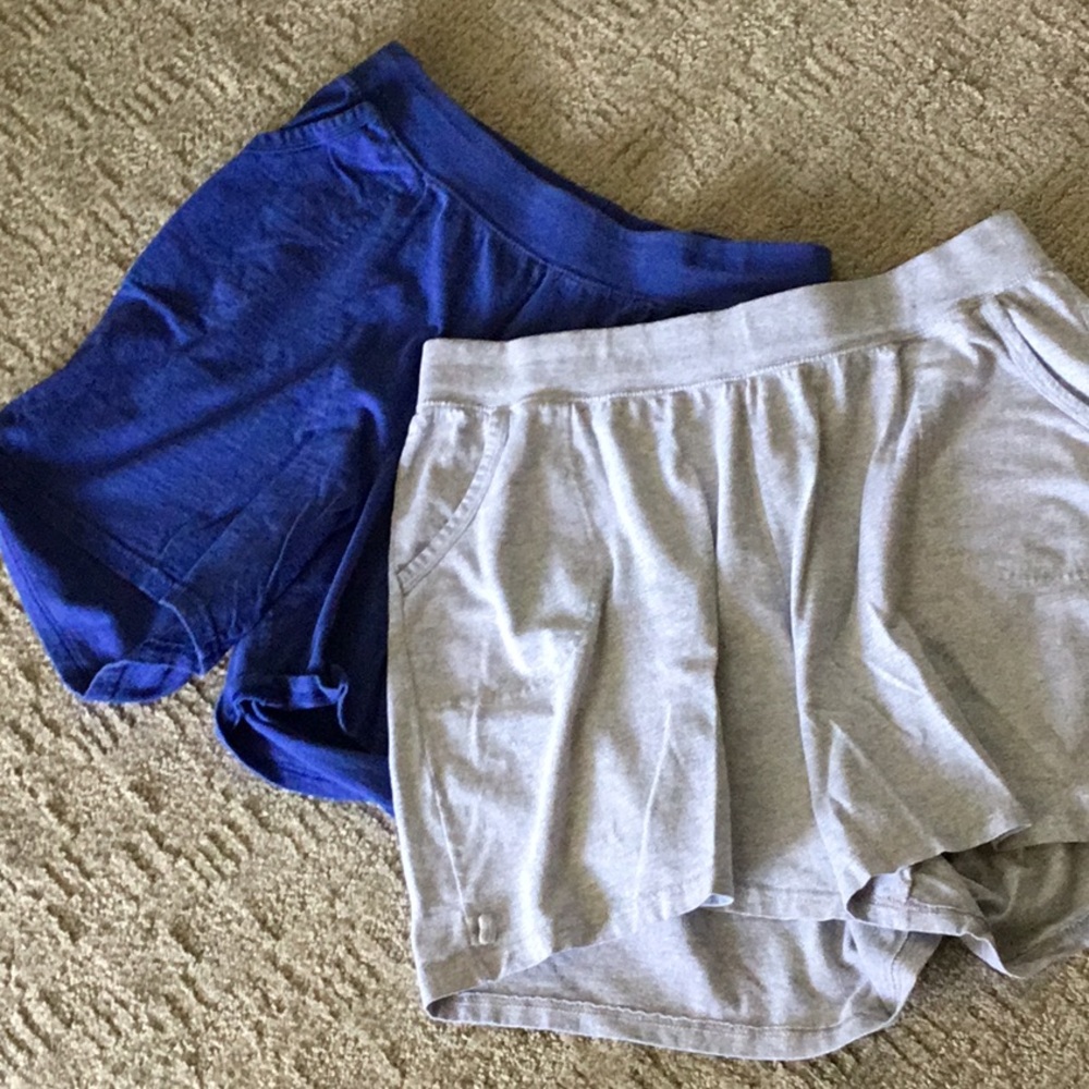 JMS XL shorts w/pockets 2/10 1-gray & 1-navy